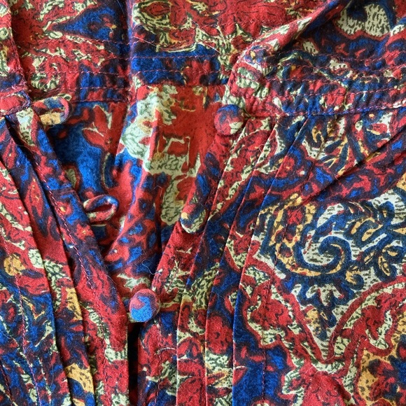 Lucky Brand XS patterned linen dress - Picture 4 of 7